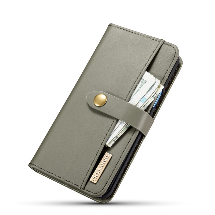 DG.MING Lambskin Detachable Horizontal Flip Magnetic Case for Galaxy S9, with Holder & Card Slots & Wallet