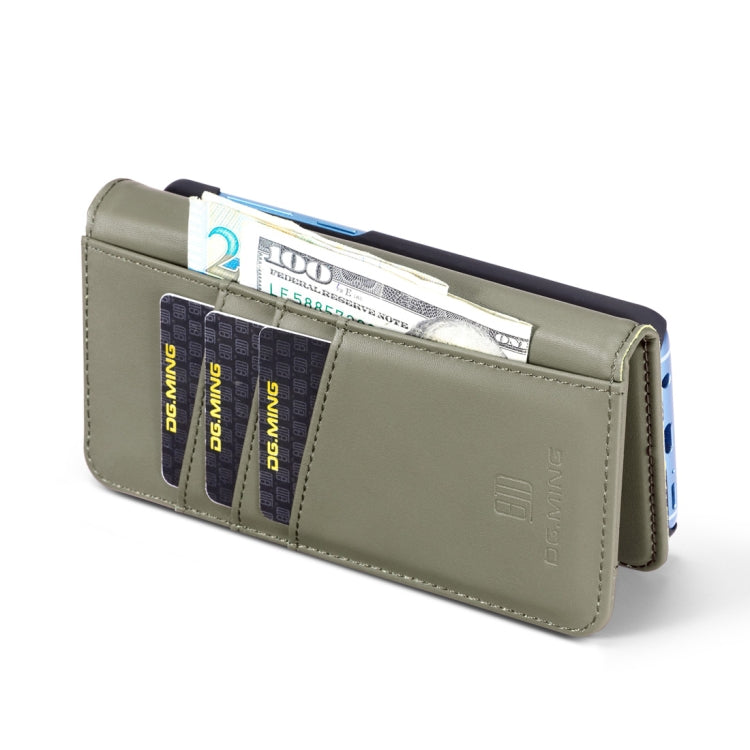 DG.MING Lambskin Detachable Horizontal Flip Magnetic Case for Galaxy S9, with Holder & Card Slots & Wallet