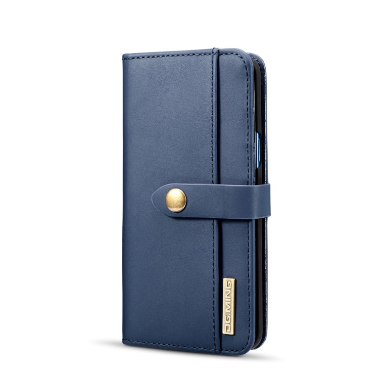 DG.MING Lambskin Detachable Horizontal Flip Magnetic Case for Galaxy S9, with Holder & Card Slots & Wallet