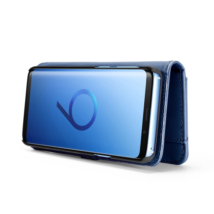 DG.MING Lambskin Detachable Horizontal Flip Magnetic Case for Galaxy S9, with Holder & Card Slots & Wallet