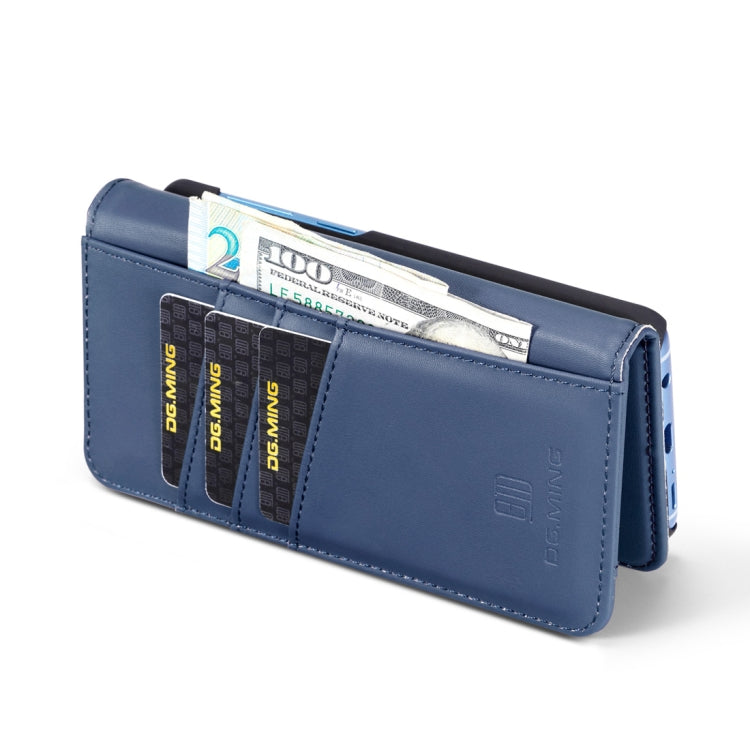 DG.MING Lambskin Detachable Horizontal Flip Magnetic Case for Galaxy S9, with Holder & Card Slots & Wallet