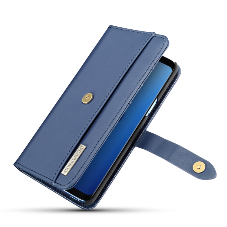 DG.MING Lambskin Detachable Horizontal Flip Magnetic Case for Galaxy S9, with Holder & Card Slots & Wallet