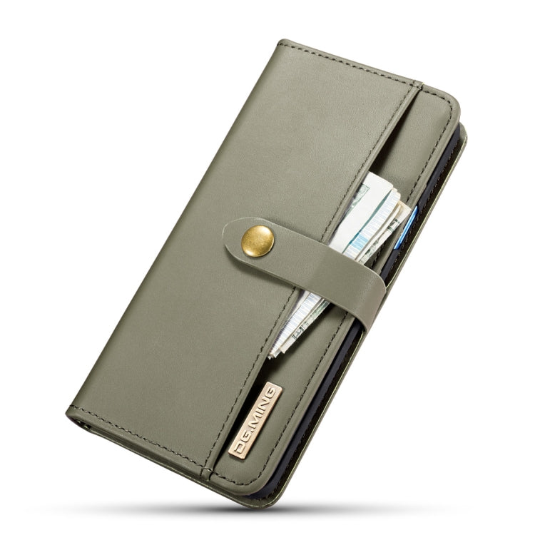 DG.MING Lambskin Detachable Horizontal Flip Magnetic Case for Galaxy S9+, with Holder & Card Slots & Wallet