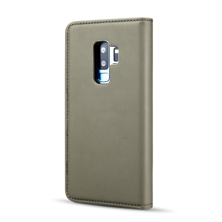DG.MING Lambskin Detachable Horizontal Flip Magnetic Case for Galaxy S9+, with Holder & Card Slots & Wallet