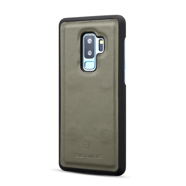 DG.MING Lambskin Detachable Horizontal Flip Magnetic Case for Galaxy S9+, with Holder & Card Slots & Wallet