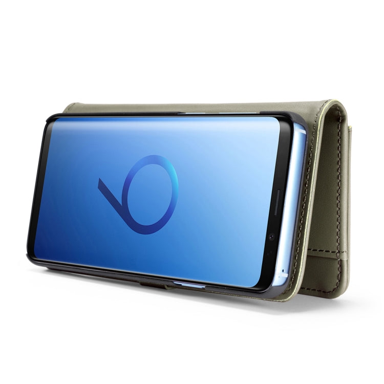 DG.MING Lambskin Detachable Horizontal Flip Magnetic Case for Galaxy S9+, with Holder & Card Slots & Wallet