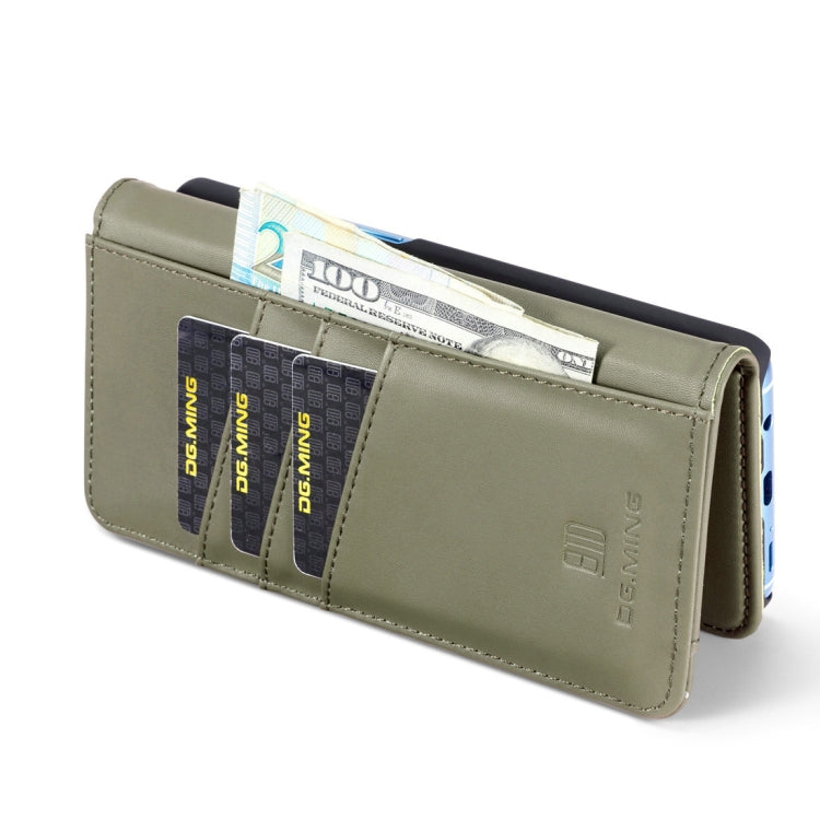 DG.MING Lambskin Detachable Horizontal Flip Magnetic Case for Galaxy S9+, with Holder & Card Slots & Wallet