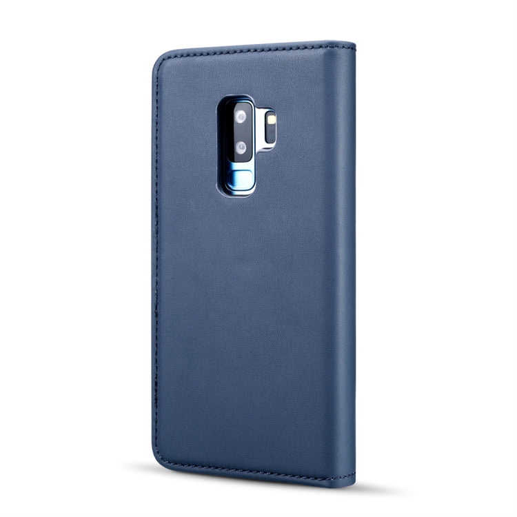 DG.MING Lambskin Detachable Horizontal Flip Magnetic Case for Galaxy S9+, with Holder & Card Slots & Wallet