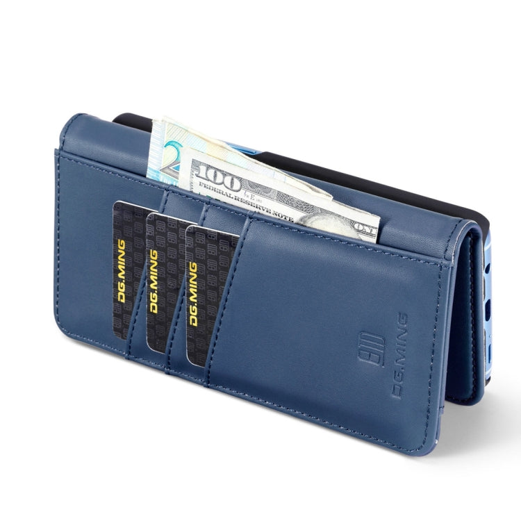 DG.MING Lambskin Detachable Horizontal Flip Magnetic Case for Galaxy S9+, with Holder & Card Slots & Wallet