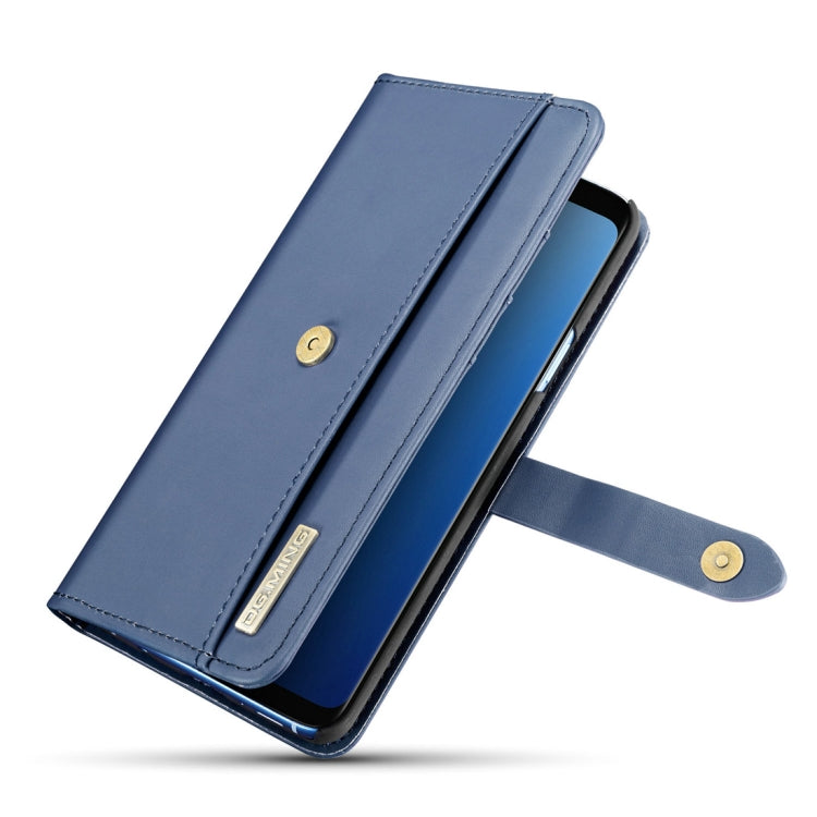 DG.MING Lambskin Detachable Horizontal Flip Magnetic Case for Galaxy S9+, with Holder & Card Slots & Wallet