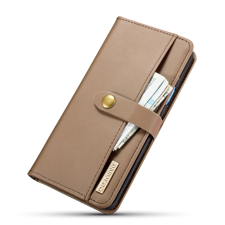 DG.MING Lambskin Detachable Horizontal Flip Magnetic Case for Galaxy S9+, with Holder & Card Slots & Wallet