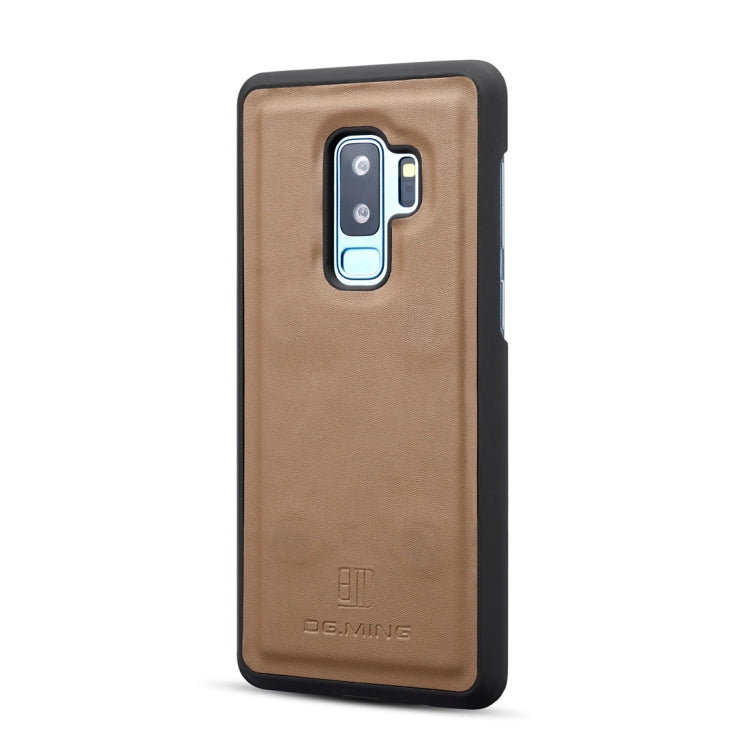 DG.MING Lambskin Detachable Horizontal Flip Magnetic Case for Galaxy S9+, with Holder & Card Slots & Wallet