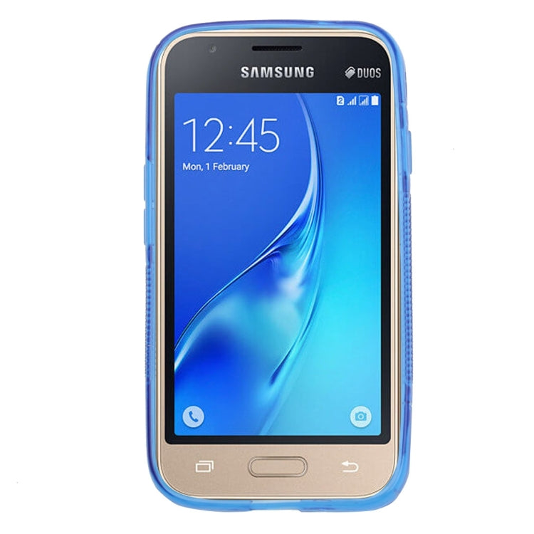 For Galaxy J1 Nxt / J105 S-Shaped Soft TPU Protective Cover Case