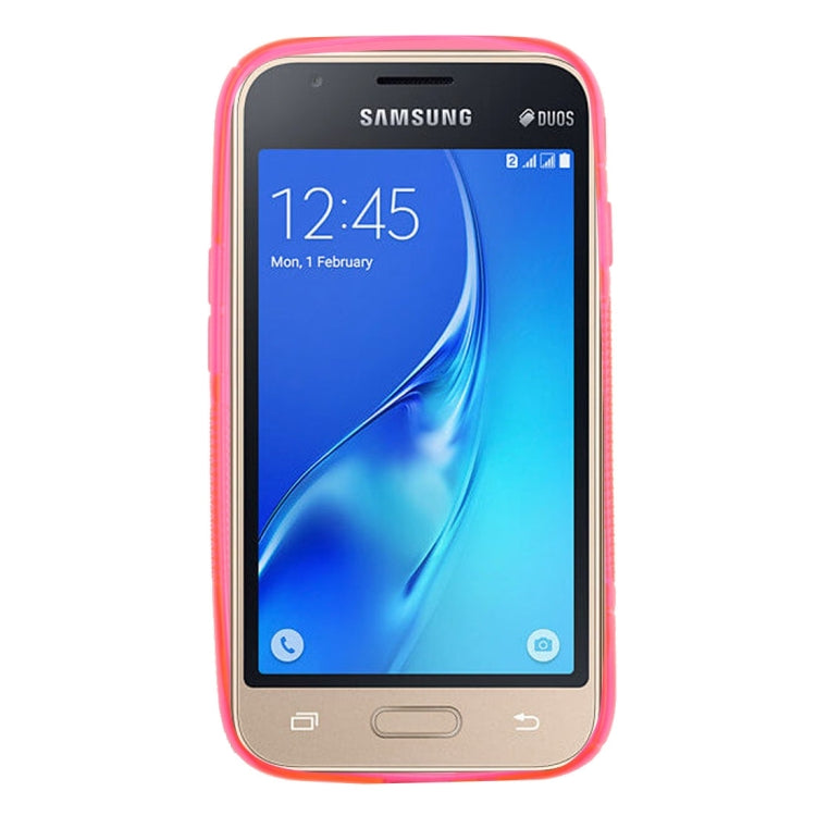 For Galaxy J1 Nxt / J105 S-Shaped Soft TPU Protective Cover Case