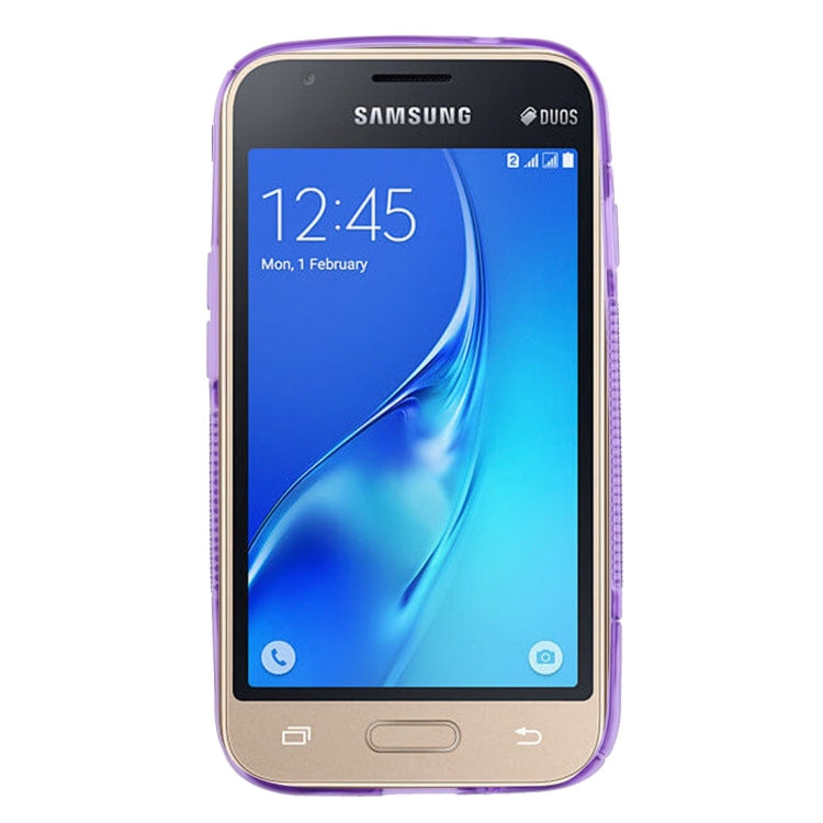 For Galaxy J1 Nxt / J105 S-Shaped Soft TPU Protective Cover Case