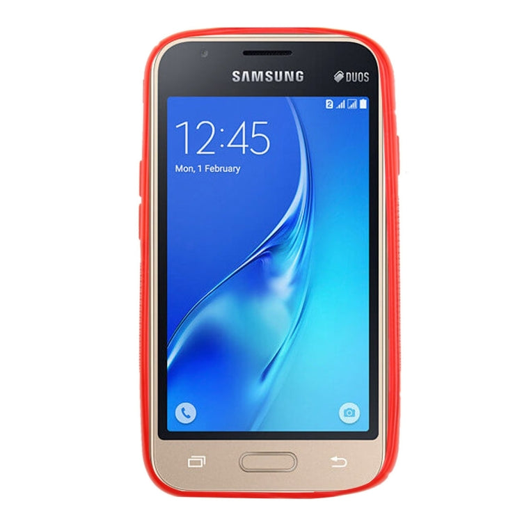For Galaxy J1 Nxt / J105 S-Shaped Soft TPU Protective Cover Case