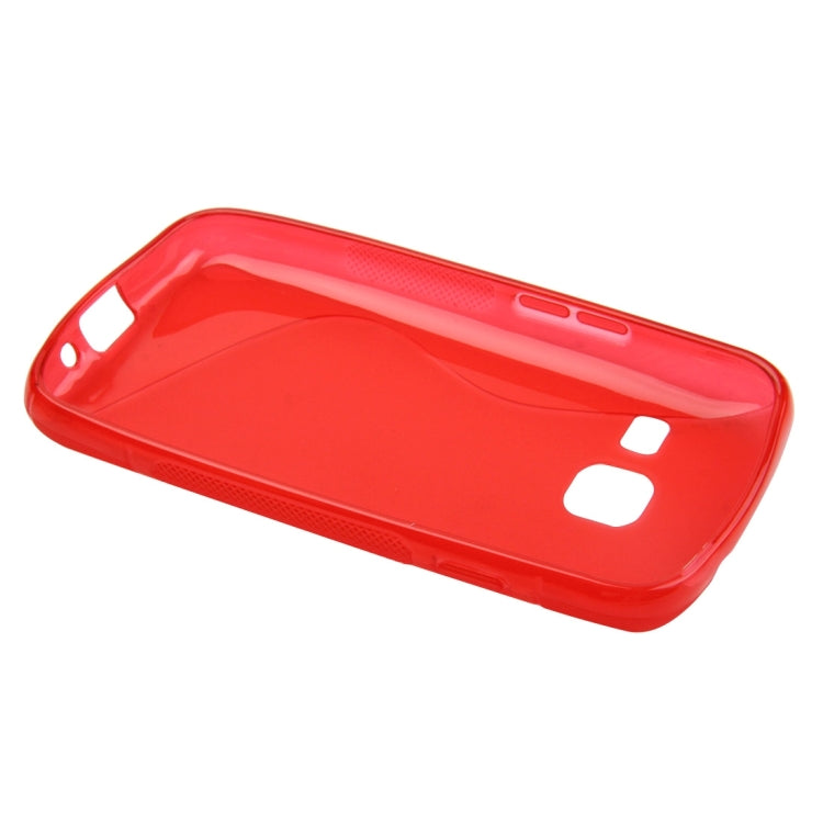 For Galaxy J1 Nxt / J105 S-Shaped Soft TPU Protective Cover Case