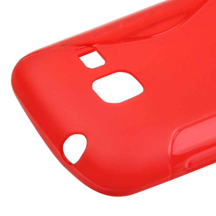 For Galaxy J1 Nxt / J105 S-Shaped Soft TPU Protective Cover Case