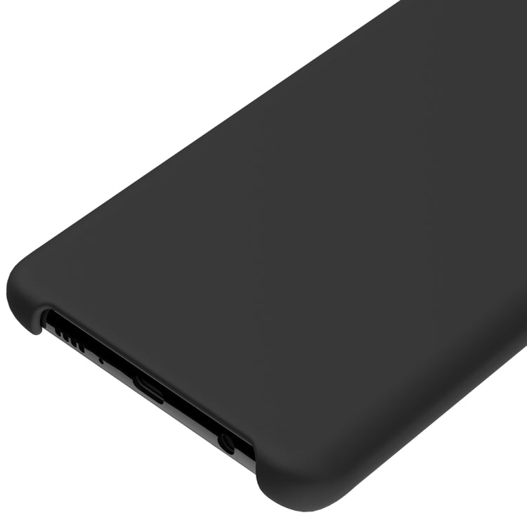 Shockproof Solid Color Liquid Silicone Case for Galaxy S10+
