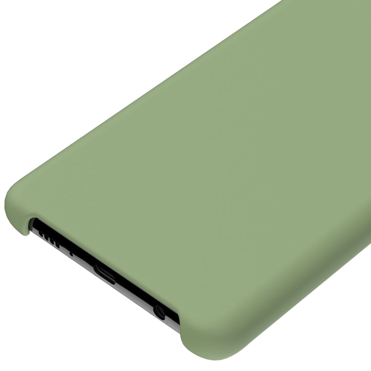 Shockproof Solid Color Liquid Silicone Case for Galaxy S10+