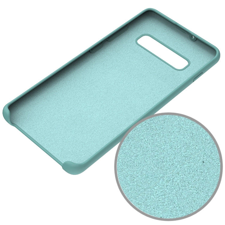 Shockproof Solid Color Liquid Silicone Case for Galaxy S10+