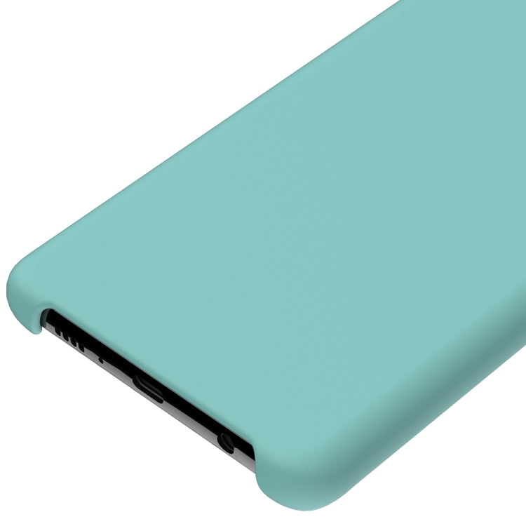 Shockproof Solid Color Liquid Silicone Case for Galaxy S10+
