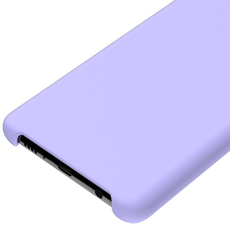 Shockproof Solid Color Liquid Silicone Case for Galaxy S10+