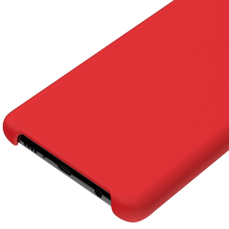 Shockproof Solid Color Liquid Silicone Case for Galaxy S10+