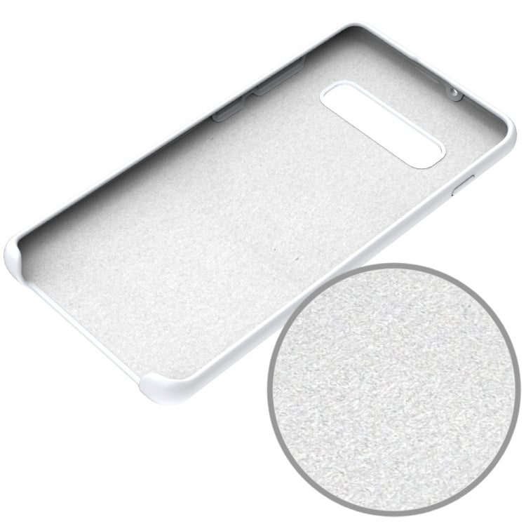 Shockproof Solid Color Liquid Silicone Case for Galaxy S10+
