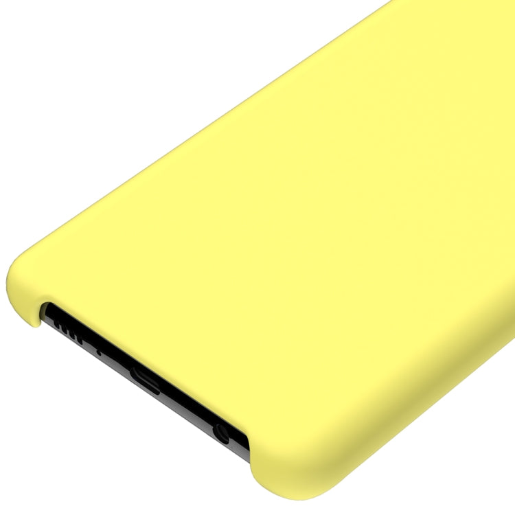 Shockproof Solid Color Liquid Silicone Case for Galaxy S10+