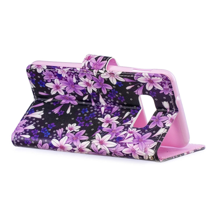 Lily Pattern Horizontal Flip Leather Case for Galaxy S10e, with Holder & Card Slots & Wallet