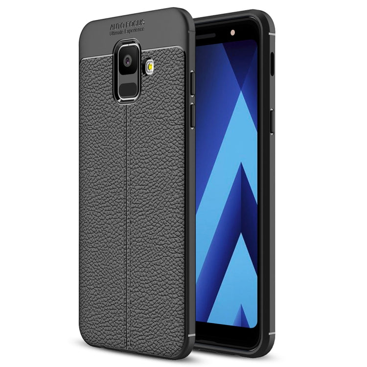 Litchi Texture TPU Case for Galaxy A6 (2018)