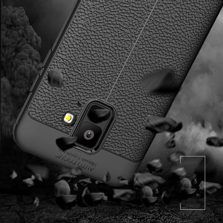Litchi Texture TPU Case for Galaxy A6 (2018)