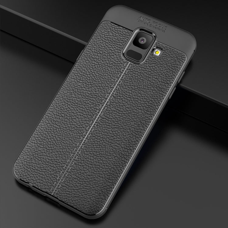 Litchi Texture TPU Case for Galaxy A6 (2018)
