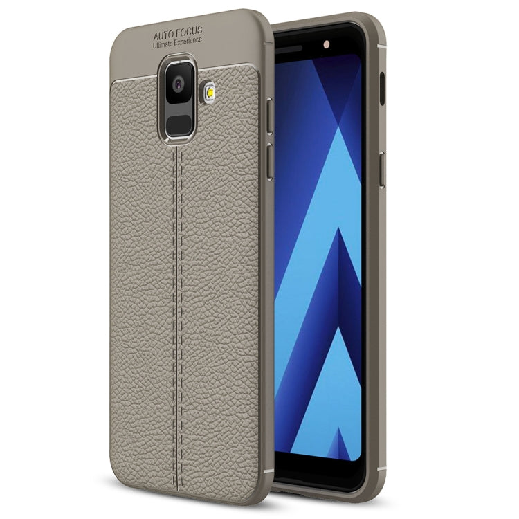 Litchi Texture TPU Case for Galaxy A6 (2018)