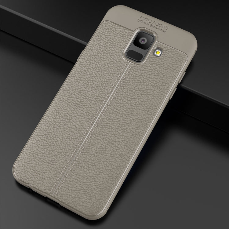 Litchi Texture TPU Case for Galaxy A6 (2018)