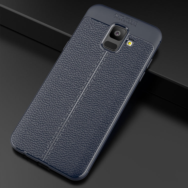 Litchi Texture TPU Case for Galaxy A6 (2018)