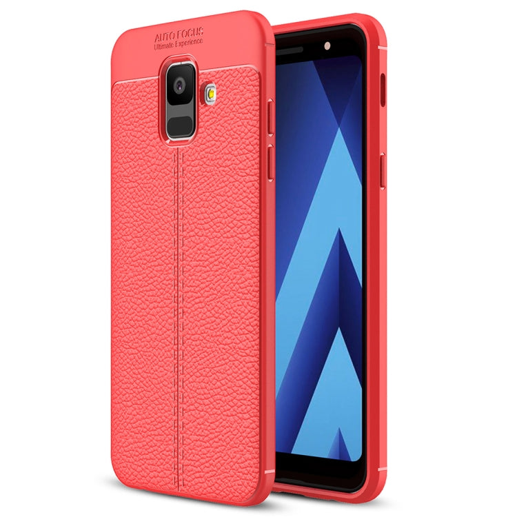 Litchi Texture TPU Case for Galaxy A6 (2018)