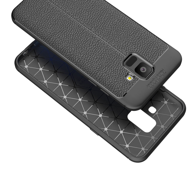 Litchi Texture TPU Case for Galaxy A6 (2018)