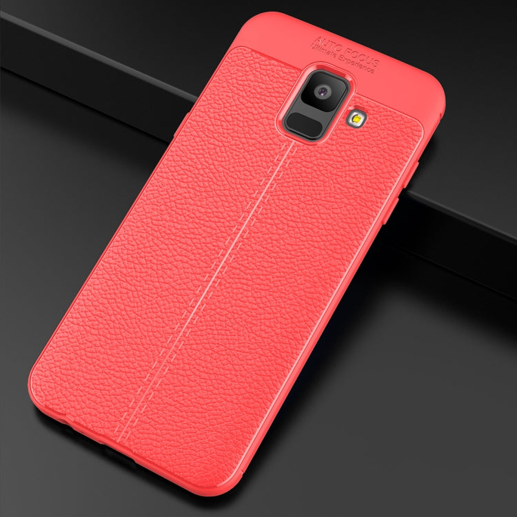 Litchi Texture TPU Case for Galaxy A6 (2018)