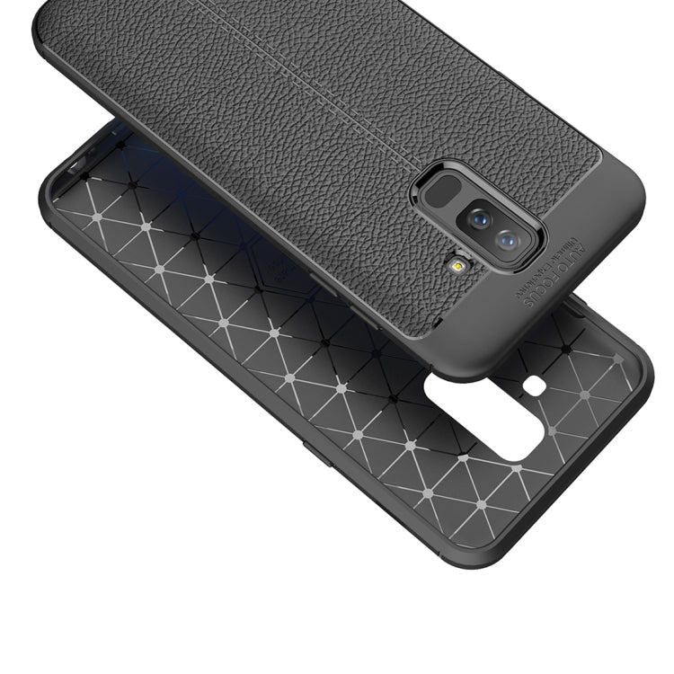 Litchi Texture TPU Case for Galaxy A6+ (2018)