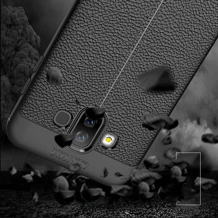 Litchi Texture TPU Case for Galaxy J7 Duo