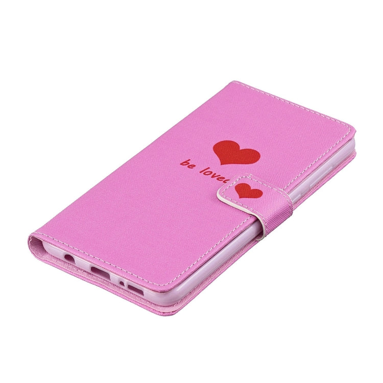 Heart Pattern Horizontal Flip Leather Case for Galaxy A9 (2018) / A9s, with Holder & Card Slots & Wallet