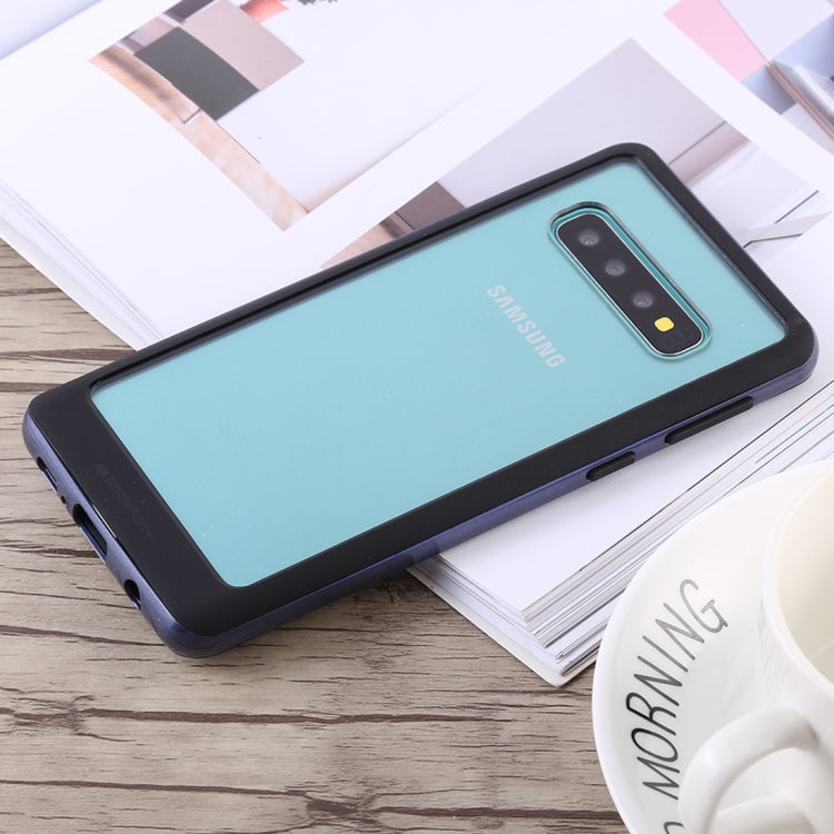 GOOSPERY New Bumper X Shockproof PC + TPU Case for Galaxy S10