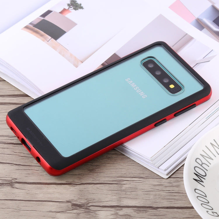 GOOSPERY New Bumper X Shockproof PC + TPU Case for Galaxy S10