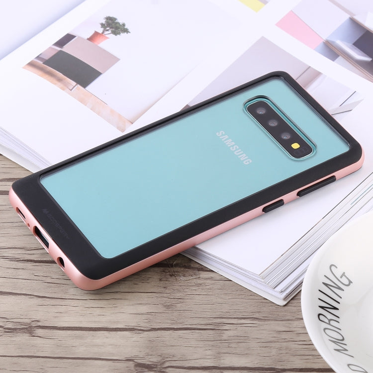 GOOSPERY New Bumper X Shockproof PC + TPU Case for Galaxy S10