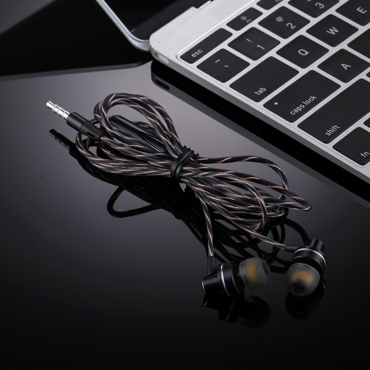 U-27 1.2m In-Ear Bass Stereo Wired Earphones with Mic, For iPhone, iPad, Galaxy, Huawei, Xiaomi, LG, HTC and Other Smartphones