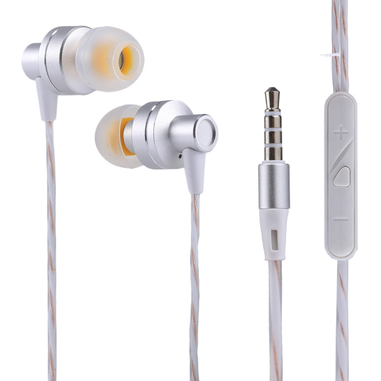 U-27 1.2m In-Ear Bass Stereo Wired Earphones with Mic, For iPhone, iPad, Galaxy, Huawei, Xiaomi, LG, HTC and Other Smartphones