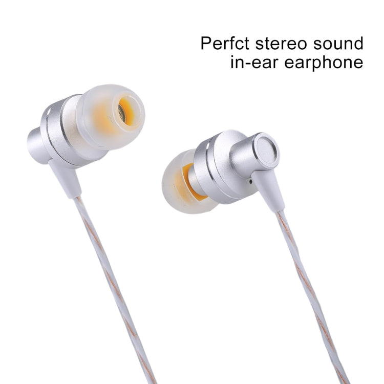 U-27 1.2m In-Ear Bass Stereo Wired Earphones with Mic, For iPhone, iPad, Galaxy, Huawei, Xiaomi, LG, HTC and Other Smartphones