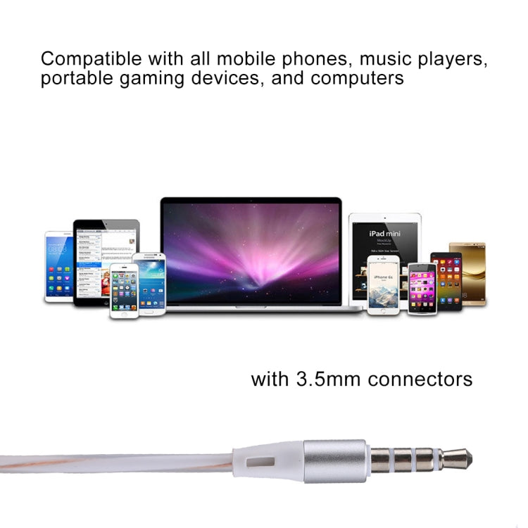 U-27 1.2m In-Ear Bass Stereo Wired Earphones with Mic, For iPhone, iPad, Galaxy, Huawei, Xiaomi, LG, HTC and Other Smartphones